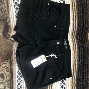 Women’s jean shorts black